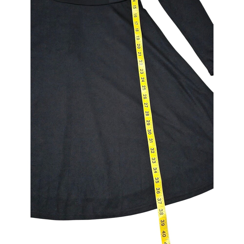 Wednesday Adams Dark Gothic Dress Small Peter Pan Collar Dark Academia Cosplay - Picture 8 of 10